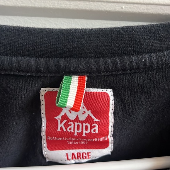 Mens Kappa t-shirt - large - black - Picture 2 of 2